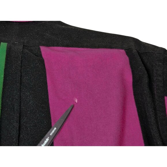 VTG 90s Ralph Lauren Colorful Striped Flannel Shirt Button Down Men's Large - Picture 7 of 10